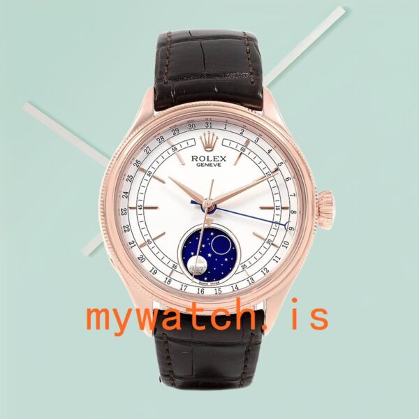 Rolex Cellini m50535-0002 39mm Men’s Rose Gold-tone Stainless Steel - Image 2
