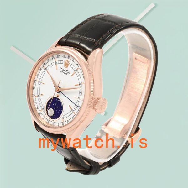 Rolex Cellini m50535-0002 39mm Men’s Rose Gold-tone Stainless Steel - Image 5