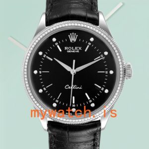 Rolex Cellini m50609rbr-0007 Men’s 39mm Leather Strap