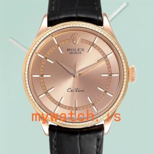 Rolex Cellini 39mm Men’s m50705rbr-0010 Rose Gold Dial