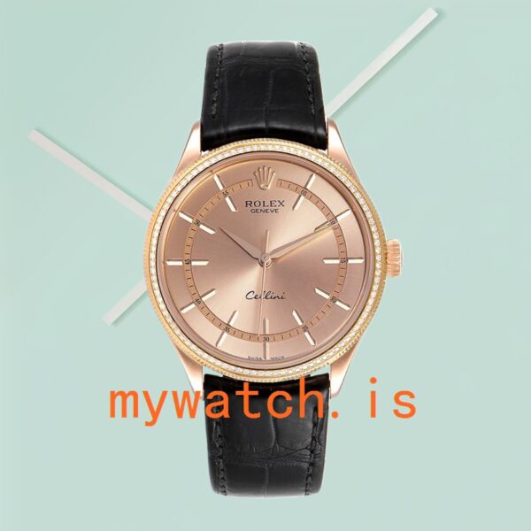 Rolex Cellini 39mm Men’s m50705rbr-0010 Rose Gold Dial - Image 4