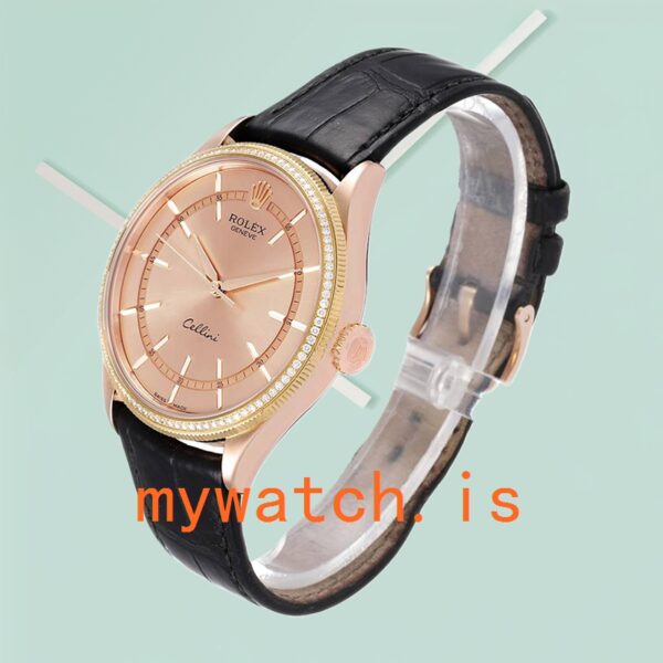 Rolex Cellini 39mm Men’s m50705rbr-0010 Rose Gold Dial - Image 2