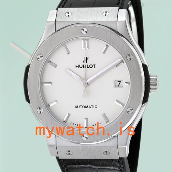 Hublot Classic Fusion Men’s 43mm/42mm/45mm 511.NX.2611.LR Stainless Steel White Dial