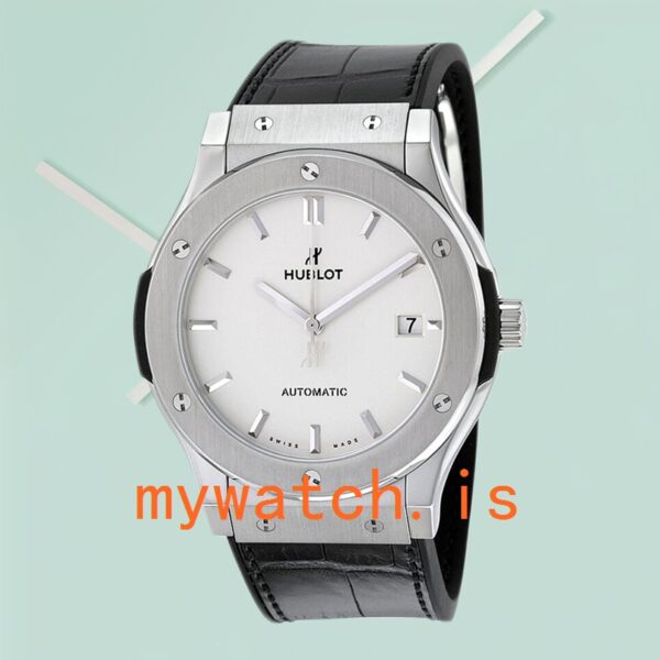 Hublot Classic Fusion Men’s 43mm/42mm/45mm 511.NX.2611.LR Stainless Steel White Dial - Image 2