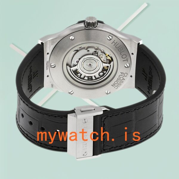 Hublot Classic Fusion Men’s 43mm/42mm/45mm 511.NX.2611.LR Stainless Steel White Dial - Image 4
