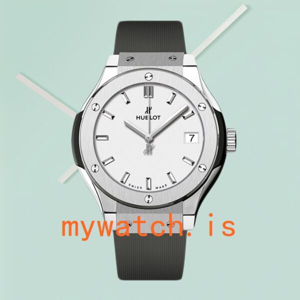 Hublot Classic Fusion 43mm/42mm/45mm 511.NX.2611.RX Men’s White Dial Silver-tone - Image 2
