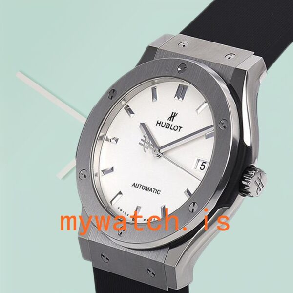 Hublot Classic Fusion 43mm/42mm/45mm 511.NX.2611.RX Men’s White Dial Silver-tone - Image 3