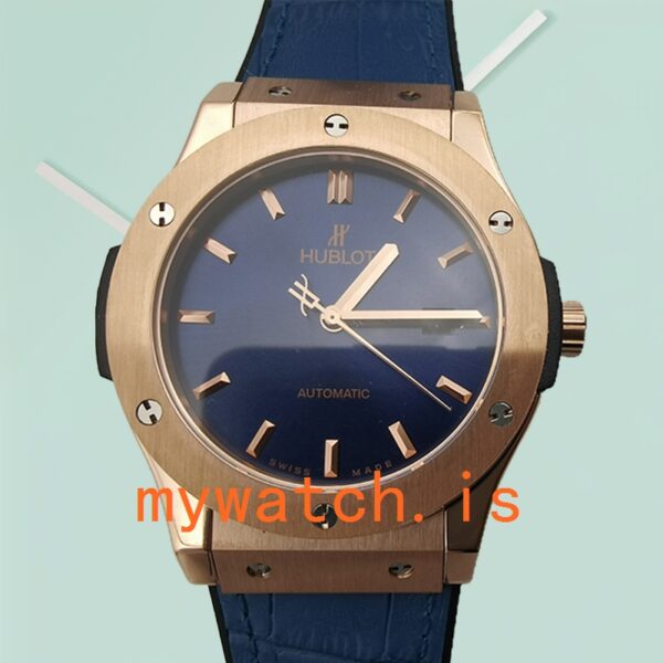 Hublot Classic Fusion 511.OX.7180.LR 43mm/42mm/45mm Men’s Blue Dial Rose Gold-tone - Image 2