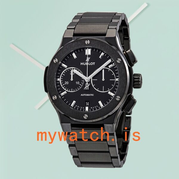 Hublot Classic Fusion 45mm Men’s 520.CM.1170.CM Black Dial Stainless Steel - Image 2
