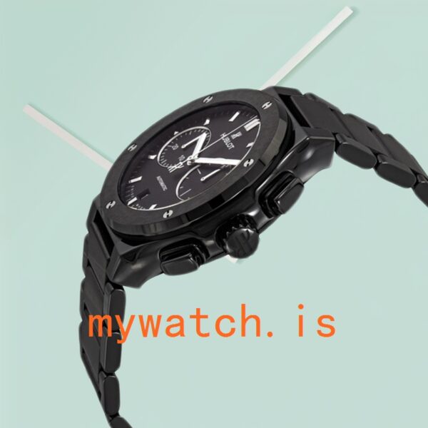 Hublot Classic Fusion 45mm Men’s 520.CM.1170.CM Black Dial Stainless Steel - Image 3