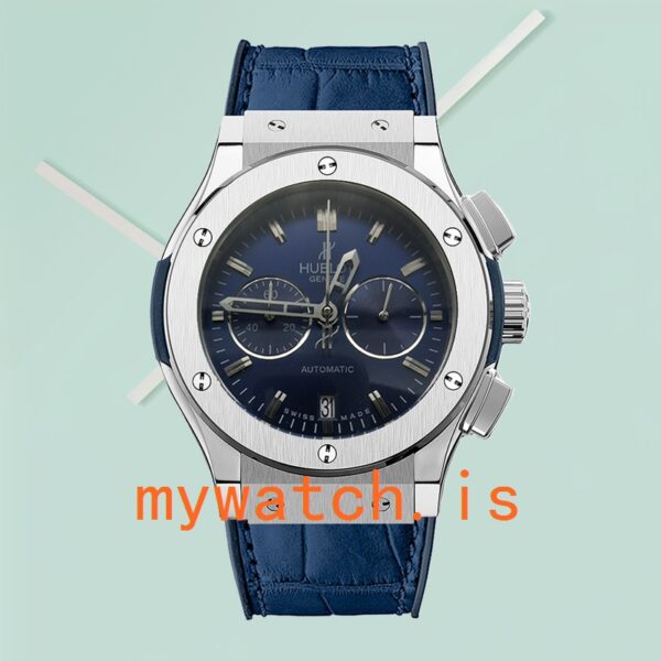 Hublot Classic Fusion Men’s 44mm 521.NX.7170.LR Blue Dial - Image 2