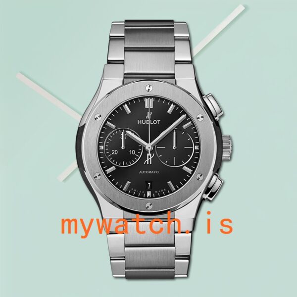 Hublot Classic Fusion 540.NX.1170.NX 45mm Unisex Quartz Black Dial - Image 2