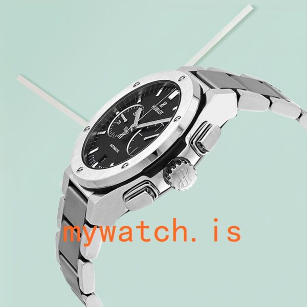 Hublot Classic Fusion 540.NX.1170.NX 45mm Unisex Quartz Black Dial - Image 3
