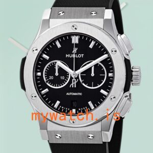 Hublot Classic Fusion Men’s 45mm 541.NX.1171.RX Rubber Band Black Dial