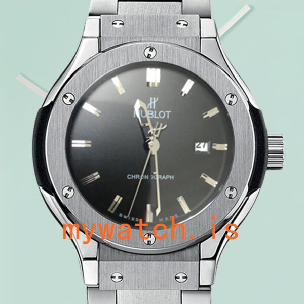 Hublot Classic Fusion 581.NX.1170.NX Men’s 43mm Bracelet Silver-tone
