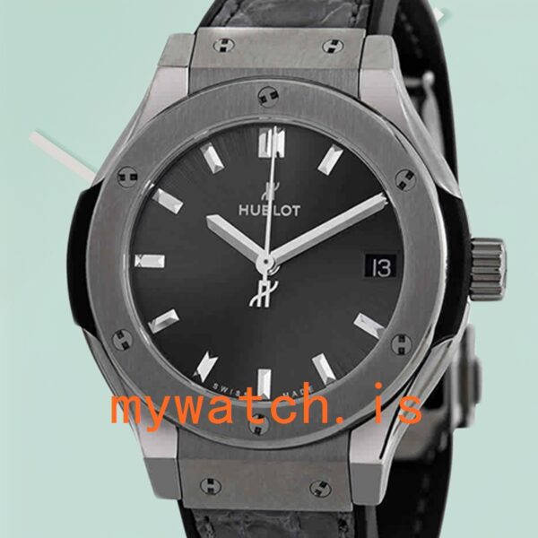 Hublot Classic Fusion 43mm Men’s 581.NX.7071.LR Leather Strap