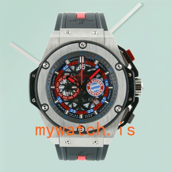 Hublot King Power 441.NM.1171.RX Men’s 44mm Blue Dial Stainless Steel (Copy) - Image 2