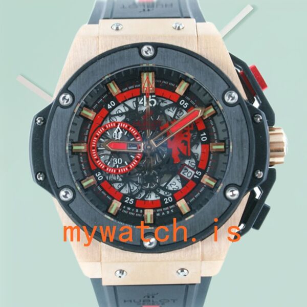 Hublot King Power 441.NM.1171.RX Men’s 44mm Blue Dial Stainless Steel (Copy) - Image 4