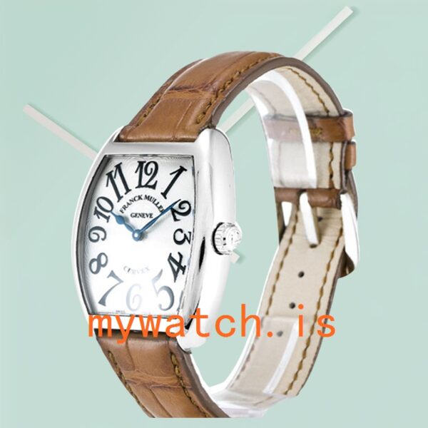 Franck Muller Cintrée Curvex 28mm 7502QZ-1 Unisex Stainless Steel - Image 4