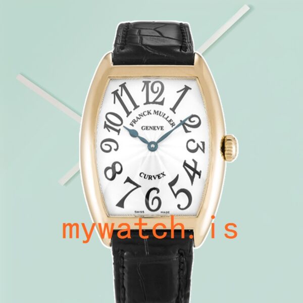 Franck Muller Cintrée Curvex 30mm 7502QZ Men’s Rose Gold-tone Stainless Steel - Image 2