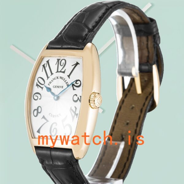 Franck Muller Cintrée Curvex 30mm 7502QZ Men’s Rose Gold-tone Stainless Steel - Image 3