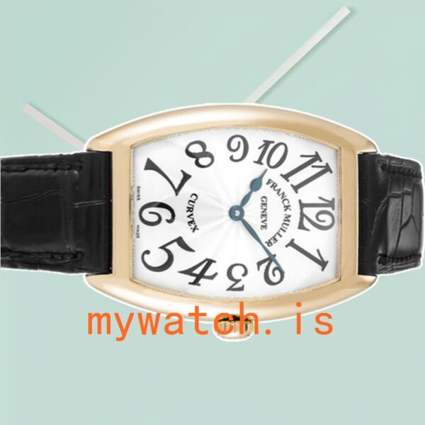 Franck Muller Cintrée Curvex 30mm 7502QZ Men’s Rose Gold-tone Stainless Steel - Image 4