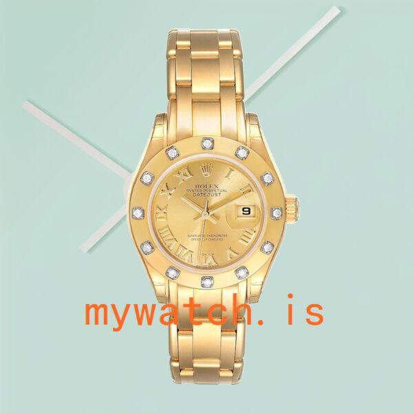 Rolex Pearlmaster 80318 29mm Ladies Automatic Stainless Steel With Diamonds - Image 3