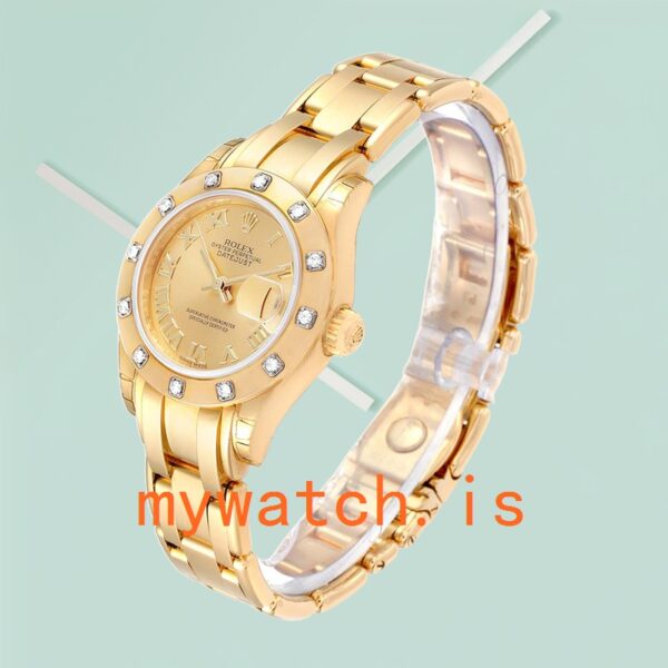 Rolex Pearlmaster 80318 29mm Ladies Automatic Stainless Steel With Diamonds - Image 2