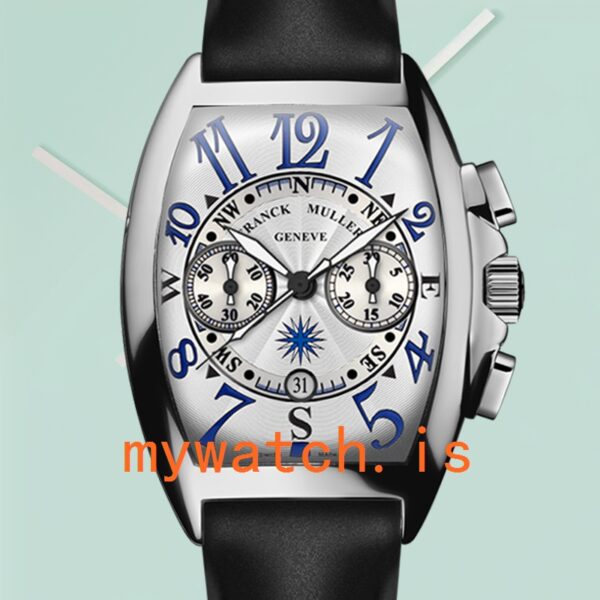 Franck Muller Mariner 8080 CC AT MAR-1 Men’s 40mm Silver-tone Silver Dial