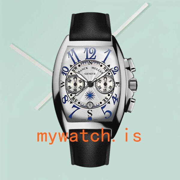 Franck Muller Mariner 8080 CC AT MAR-1 Men’s 40mm Silver-tone Silver Dial - Image 2