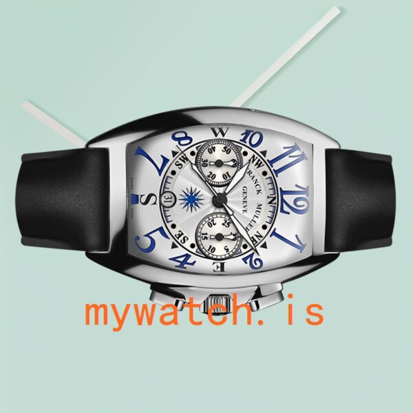 Franck Muller Mariner 8080 CC AT MAR-1 Men’s 40mm Silver-tone Silver Dial - Image 3
