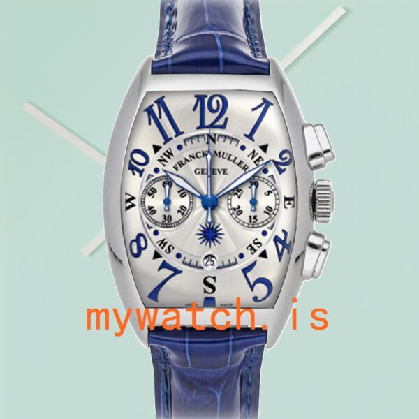 Franck Muller Mariner 40mm 8080 CC AT MAR Men’s Silver Dial Quartz - Image 2