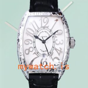 Franck Muller Cintrée Curvex 8880 CC AT-1 40mm Unisex Automatic Silver-tone