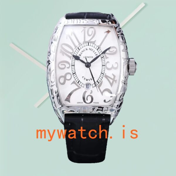Franck Muller Cintrée Curvex 8880 CC AT-1 40mm Unisex Automatic Silver-tone - Image 3