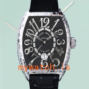 Franck Muller Cintrée Curvex Unisex 8880 CC AT-2 40mm Silver-tone