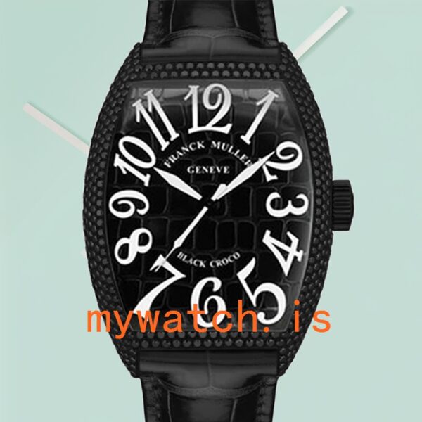 Franck Muller Croco 8880 CH-BLK-CRO-1 Men’s 40mm Black-tone Automatic