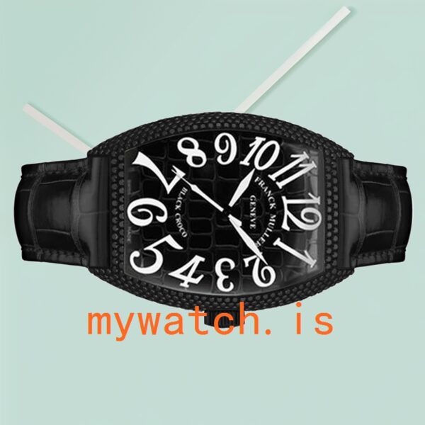 Franck Muller Croco 8880 CH-BLK-CRO-1 Men’s 40mm Black-tone Automatic - Image 3