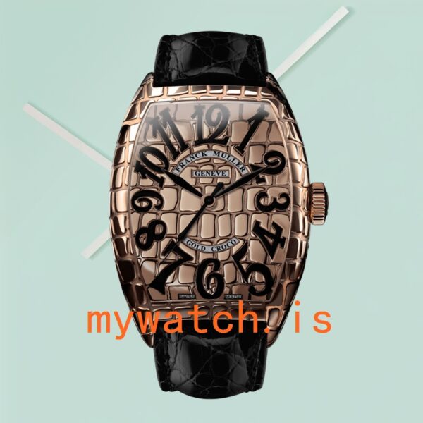 Franck Muller Croco Men’s 40mm 8880 SC GOLD CRO Automatic Rose Gold Dial - Image 2