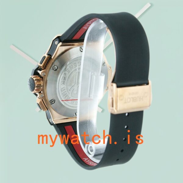 Hublot Big Bang 44mm Men’s BigBangW001 White Dial Rose Gold-tone - Image 4