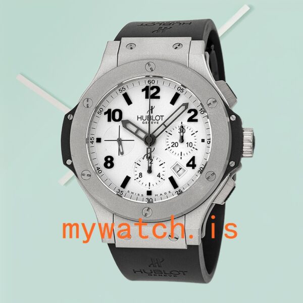 Hublot Big Bang 301.TI.450.RX Men 44mm Stainless Steel Rubber Band - Image 2