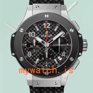 Hublot Big Bang Men’s 44mm 341.SB.131.RX Rubber Band Silver-tone
