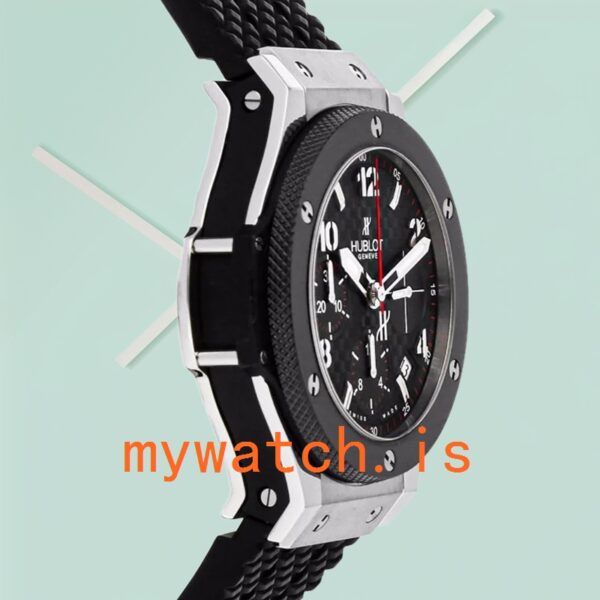 Hublot Big Bang Men’s 44mm 341.SB.131.RX Rubber Band Silver-tone - Image 4