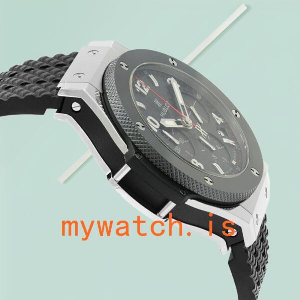 Hublot Big Bang Men’s 44mm 341.SB.131.RX Rubber Band Silver-tone - Image 3