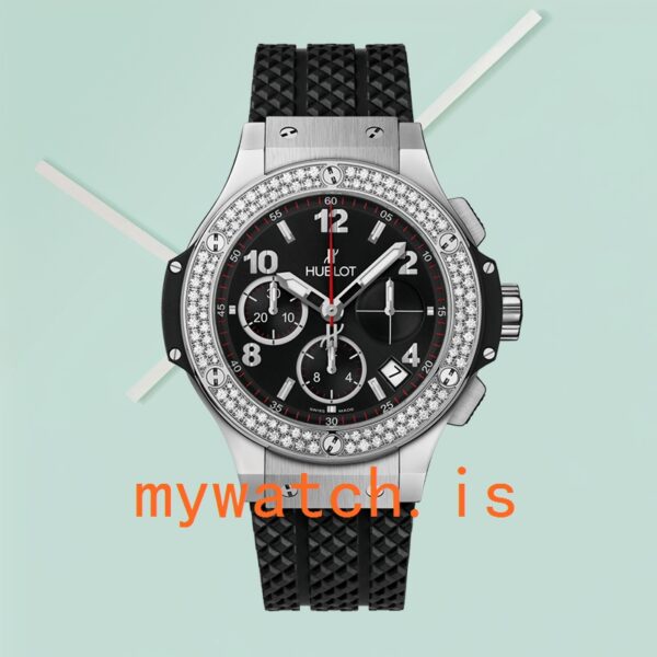 Hublot Big Bang 44mm 341.SX.130.RX.114 Men’s Silver-tone Rubber Band - Image 2
