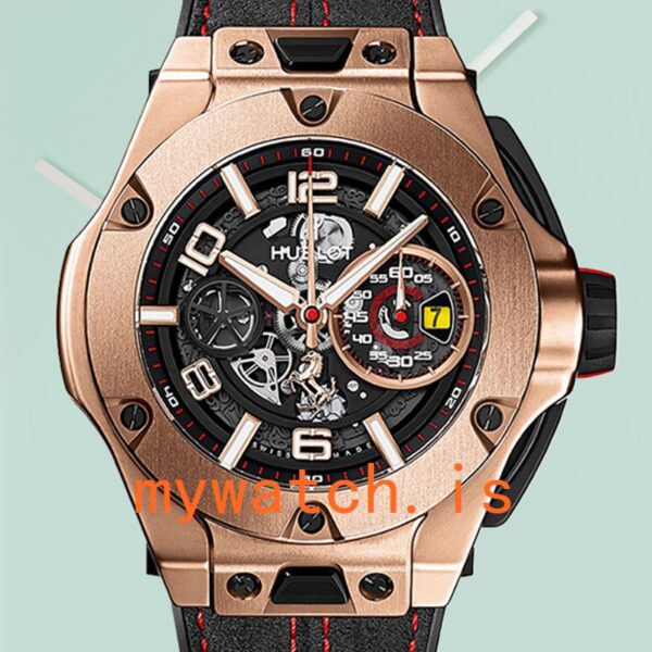 Hublot Big Bang Men 44mm 402.OX.0138.WR Skeleton Dial Rose Gold-tone