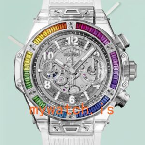 Hublot Big Bang 411.JX.4802.RT.4099 45mm Men’s Rubber Band Transparent