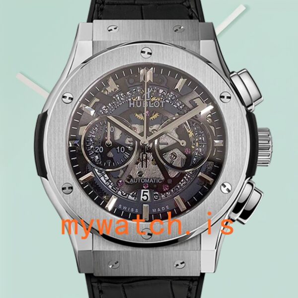 Hublot Tourbillon Skeleton Titanium 45mm 506.NX.0170.LR Men Skeleton Dial