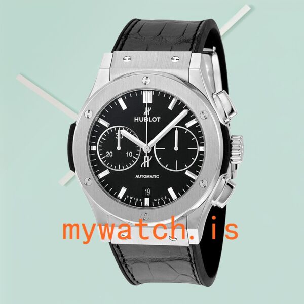 Hublot Classic Fusion 521.NX.1171.LR 42mm Men’s Leather Strap Automatic/Quartz - Image 2