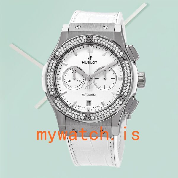 Hublot Classic Fusion 42mm Men 541.NE.2010.LR.1104 Automatic/Quartz White Dial - Image 2
