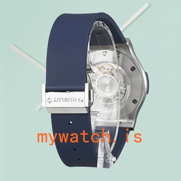 Hublot Classic Fusion 43mm/42mm/45mm 542.CM.7170.RX/511.CM.7170.RX Men’s Ceramic Bezel Blue Dial - Image 3